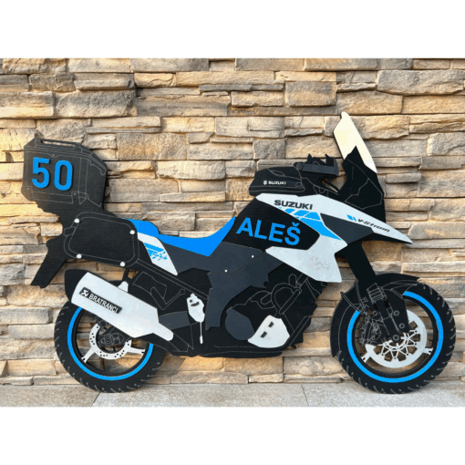 Lesene table za praznovanja MOTOR Suzuki V-strom