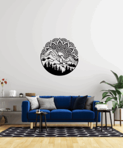 Mandala - gore - stenska dekoracija